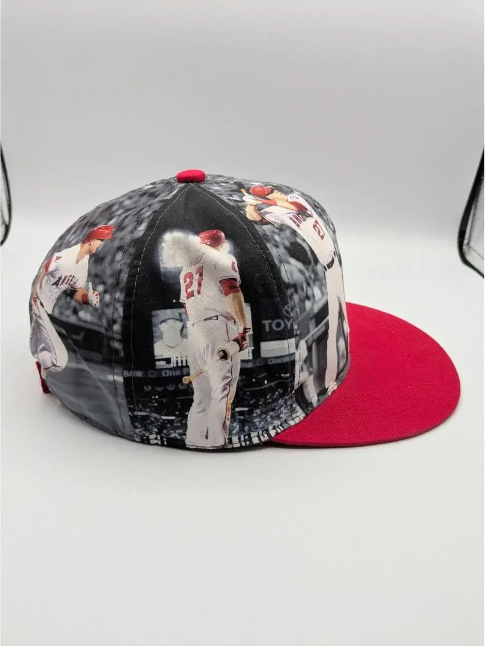 Los Angeles Angels Baseball Hat, Mike Trout Graphic, MLB, State Farm, Sixth Man